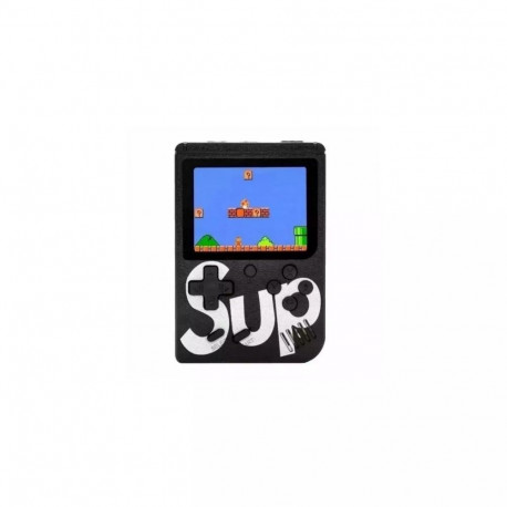 GameBox R1 8bit Portable Retro Game console with 400 games 3'' LCD with TV RCA cable Black