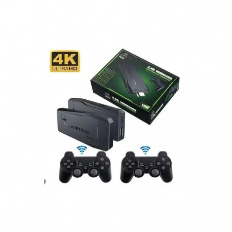 CP Data Frog Y3 Lite 64GB 4K TV Hdmi Stick Game console 2x Wi-Fi Controllers & 6x Platform 8-64bit