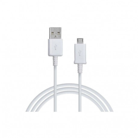 Cable USB - microUSB 2.0 1.5m, white