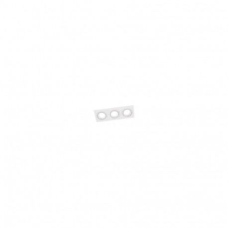 Leduro SQUARE 3 Recessed white GU10 x 3