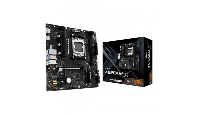 Asrock Mainboard||AMD A620A|SAM5|Micro-ATX|Memory DDR5|Memory slots 2|A620AM-X