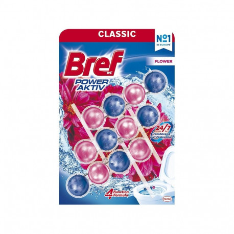 WC CLEANER-FRESHENER BREF PA FLOWE 3X50G