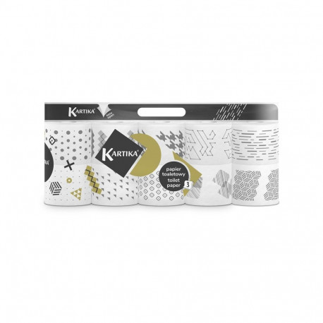 "kartika must tualettpaber 200 10 rulli 3-kihiline"