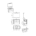 SET ARIA MASTERJERO 80 2S CANELA+MIR+LED