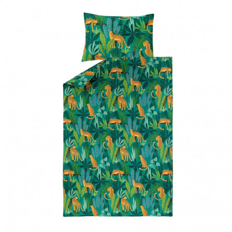 BED COV SET Jungle Life SATEEN 140x200CM