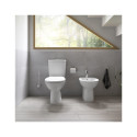 püstine WC-pott 210 kaanega valge