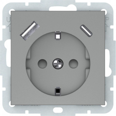 SOCKET+USB-A+C hall RP16-002-22/A+C QR