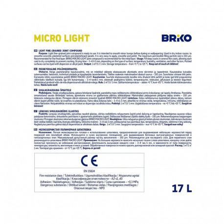 pahtel Briko Micro Light 17L ämber