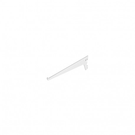BRACKET SINGLE SLOT 300 MM WHITE