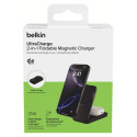 Belkin UltraCharge 25W Qi2 magnetiline 2-in-1 laadimisklapp must WIZ038kqBK Belkin UltraCharge 25W Qi2 magnetiline 2-in-1 laadimisklapp must WIZ038kqBK