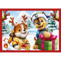 TREFL PAW PATROL Puslede komplekt, 4 tk, Jõulupusle