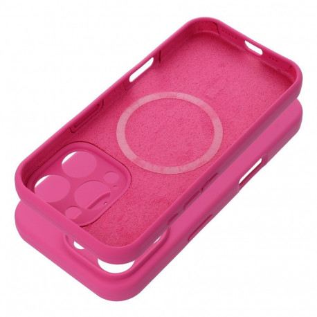 Case for iPhone 17 PRO MAX Silicone 2mm compatible with MagSafe pink