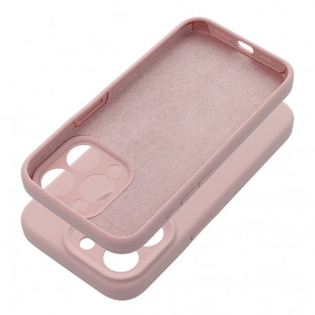 Case for iPhone 17 PRO MAX Silicone 2mm powder pink