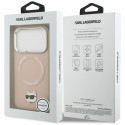Karl Lagerfeld Choupette Pin MagSafe Case for iPhone 17 Pro - Pink