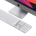 Satechi ST-XLABKS numeric keypad Universal Bluetooth Silver