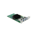 DeLOCK PCI Express x4 Card to 4 x external USB 3.0 Quad Channel - Low Profile Form Factor
