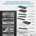 Extralink Rackmount cabinet 27U 800x800 Black standing