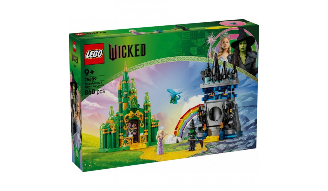 Klocki wicked 75689 smaragdroheline linn ja kiamo ko loss