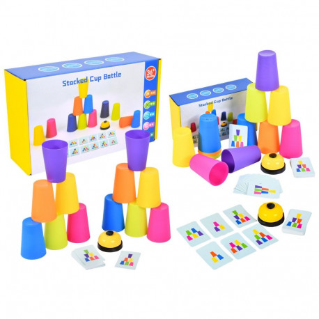 Gra Zręcznościowa Układanie Kubków Karty Dzwonek Kubki