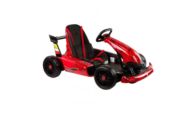 Gokart akuga XMX619 punane lakitud Spider