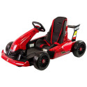 Gokart akuga XMX619 punane lakitud Spider