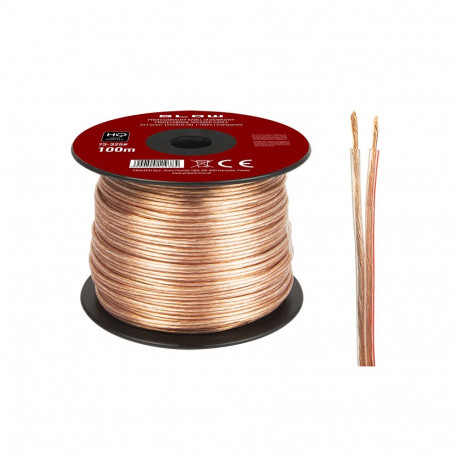 73-325# Przewód głośnikowy 2x1,50mm przezroczysty