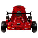 Gokart akuga XMX619 punane lakitud Spider