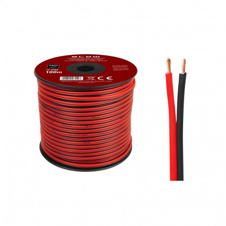 73-376# Przewód głośnikowy 2x2,50mm czarno-czerwony