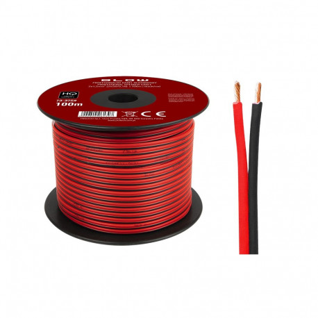 73-375# Przewód głośnikowy 2x1,50mm czarno-czerwony