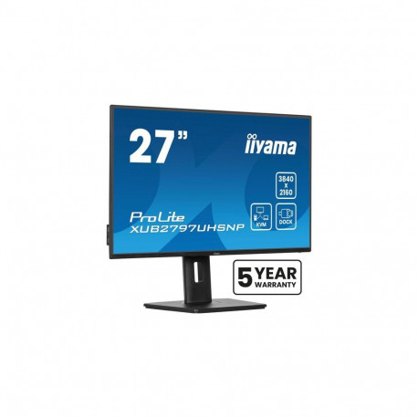 iiyama ProLite XUB2797UHSNP-B1 computer monitor 68.6 cm (27") 3840 x 2160 pixels 4K Ultra HD LE