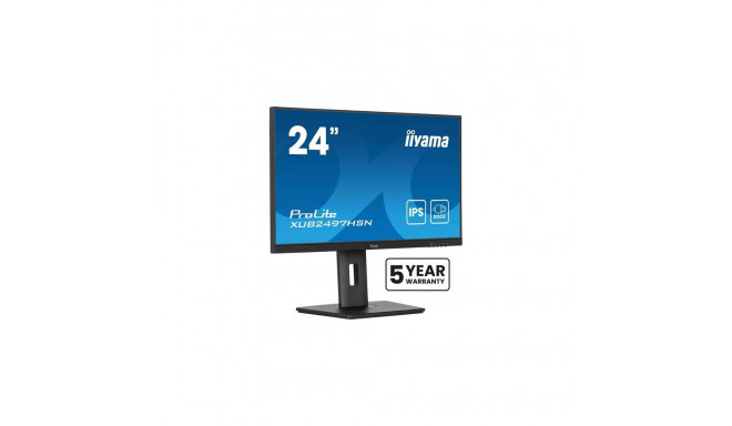 iiyama ProLite 24&quot; IPS technology panel with USB-C dock and RJ45 (LAN)