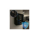 Extralink Rackmount cabinet 12U 600x450 Black wall mounted