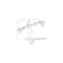 iiyama The DS1002D-B1 is a desk mount stand for two flat screens up to 30”