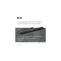 CLUB3D 10-1 Portable Dock USB Type-C® 10Gbps to HDMI™ 8K30Hz PD3.1 Max.140Watt