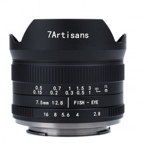 7Artisans 7,5mm f/2,8 II Fisheye - Sony E (APS-C)