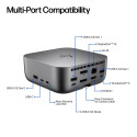 HP Thunderbolt 4 Ultra Dock G6 280W w/Combo Cable - 5x USB-A, 2x USB-C, 1x USB-C Thunderbolt 4, 2x D