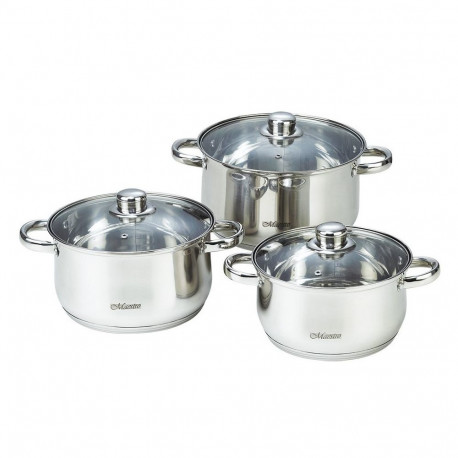 COOKWARE SET 6 pcs. 2,0l, 3,0l, 4,0l