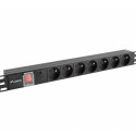 Surge protector Rack PDU 19" 1U 10A 7X 230V PL 2m black C14