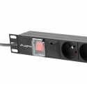 Surge protector Rack PDU 19" 1U 10A 7X 230V PL 2m black C14