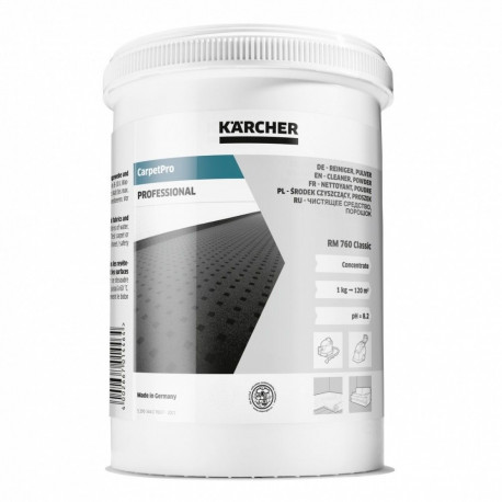 Product Name: Kärcher RM 760 Classic Carpet Cleaning Powder
Weight:
