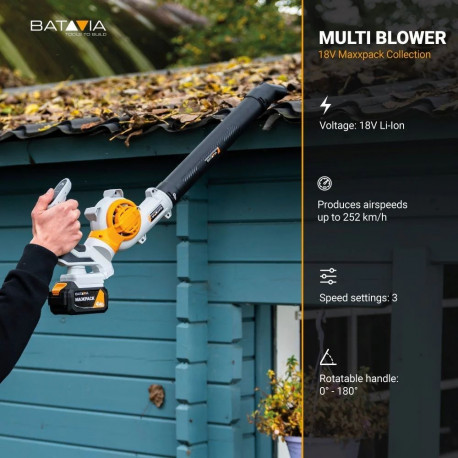 Batavia B.V. 18V Leaf Blower - Without Battery and Charger