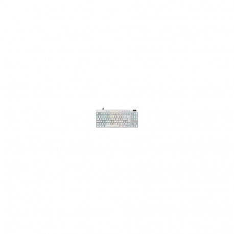 Logitech G Pro X TKL RAPID wired gaming keyboard, white