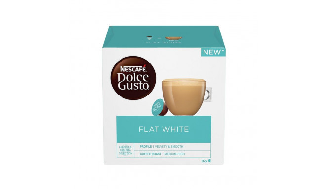 Kohvikapslid, ühilduvad Dolce Gusto® NESCAFÉ Dolce Gusto flat white, 16 tk