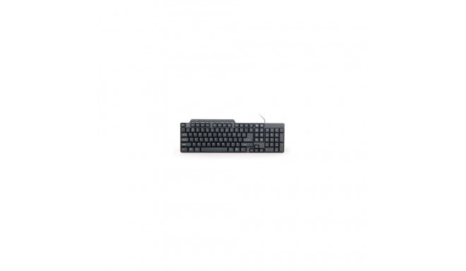 Gembird | KB-UM-104 Compact multimedia keyboard | Multimedia | Wired | US | Black | USB | 420 g