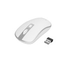 MOUSE USB OPTICAL WRL WHITE/SILVER MUSW-4B-06-WS GEMBIRD