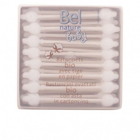 BEL NATURE ECOCERT bastoncillos seguridad algodón 100% 60 pz