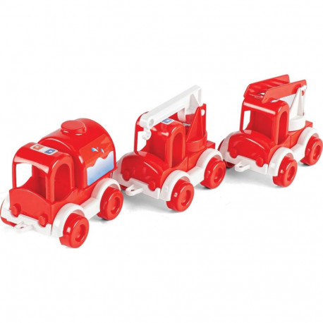 Kid Cars - Fire engine 3 cars set