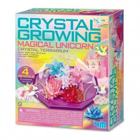 4M - Crystal Growing / Magical Unicorn Crystal Terrarium - (4M-03928)