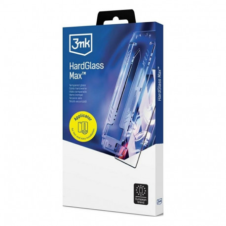 3MK karastatud klaas HardGlass Max Apple iPhone 16 Pro/17 aplikaatoriga