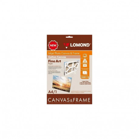 Lomond Frame + Fine Art Canvas Ultra Bright 340g/m2 A4, 1 sheet